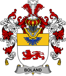 Irish Family Coat of Arms (v.25b) Boland or O