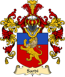 Italian Family Coat of Arms (v.25a) Sardi