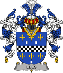 Irish Family Coat of Arms (v.25b) Lees or McAleese