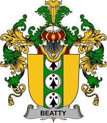 Irish Family Coat of Arms (v.25b) Beatty or Betagh
