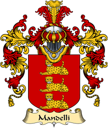 Italian Family Coat of Arms (v.25a) Mandelli