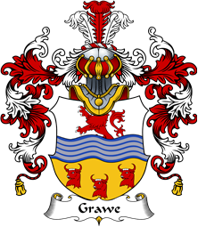 German Wappen Coat of Arms (v.25) Grawe