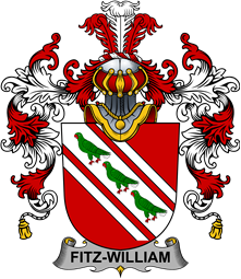 Irish Family Coat of Arms (v.25b) Fitz-William