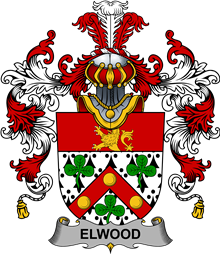 Irish Family Coat of Arms (v.25b) Elwood