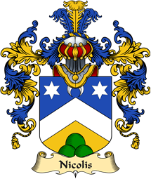 Italian Family Coat of Arms (v.25a) Nicolis