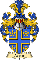 Irish Family Coat of Arms (v.23) for Acotes