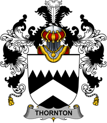 Irish Family Coat of Arms (v.25b) Thornton