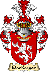 Irish Family Coat of Arms (v.23) for MacKeegan or Keggan