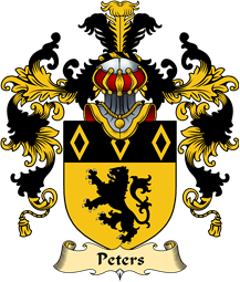 English Family Coat of Arms (v.25) Peters