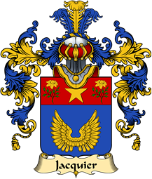 French Family Coat of Arms (v.25) Jacquier