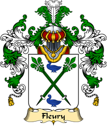 French Family Coat of Arms (v.25) Fleury II