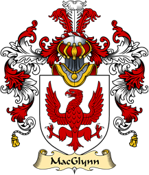 Irish Family Coat of Arms (v.25a) MacGlynn or Gleen