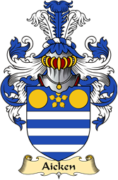Irish Family Coat of Arms (v.23) for Aicken