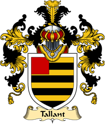 Irish Family Coat of Arms (v.25a) Tallant or Tallon