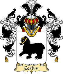 French Family Coat of Arms (v.25) Corbin