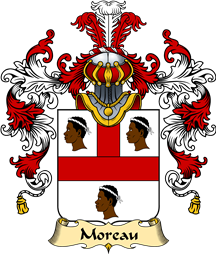 French Family Coat of Arms (v.25) Moreau I