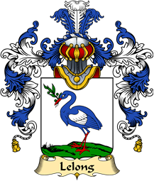 French Family Coat of Arms (v.25) Lelong (Long le)