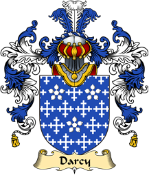 Irish Family Coat of Arms (v.25a) Darcy