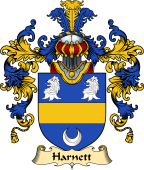 Irish Family Coat of Arms (v.25a) Harnett or Hartnett