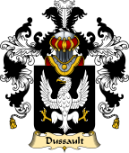 French Family Coat of Arms (v.25) Sault (du) or Dussault