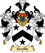 Irish Family Coat of Arms (v.25a) Kemble